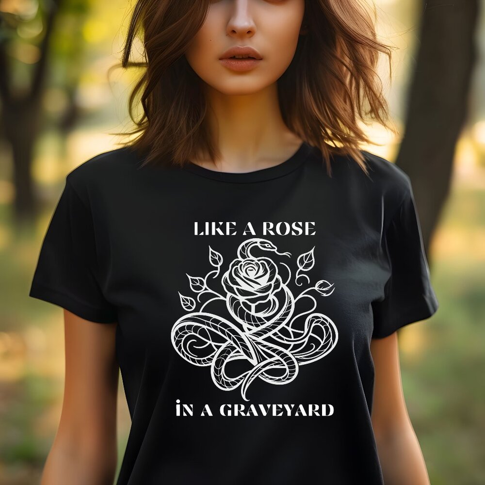 Dramione, Manacled Inspired Shirt. Like a rose in a graveyard
